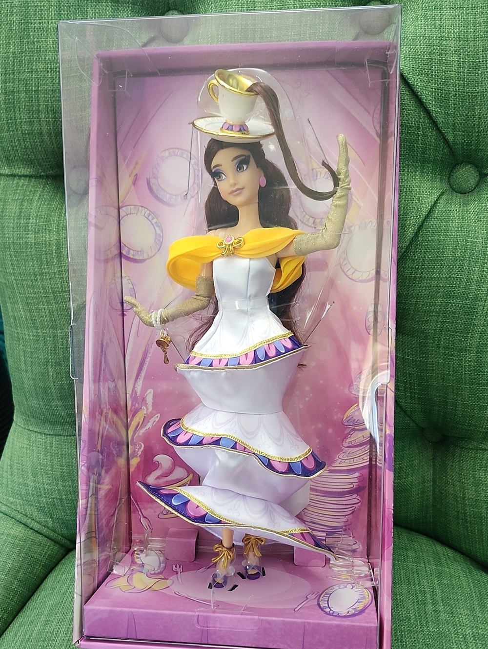Disney Mattel Creations Once Upon a Whimsy Collection Belle Tea Party Doll